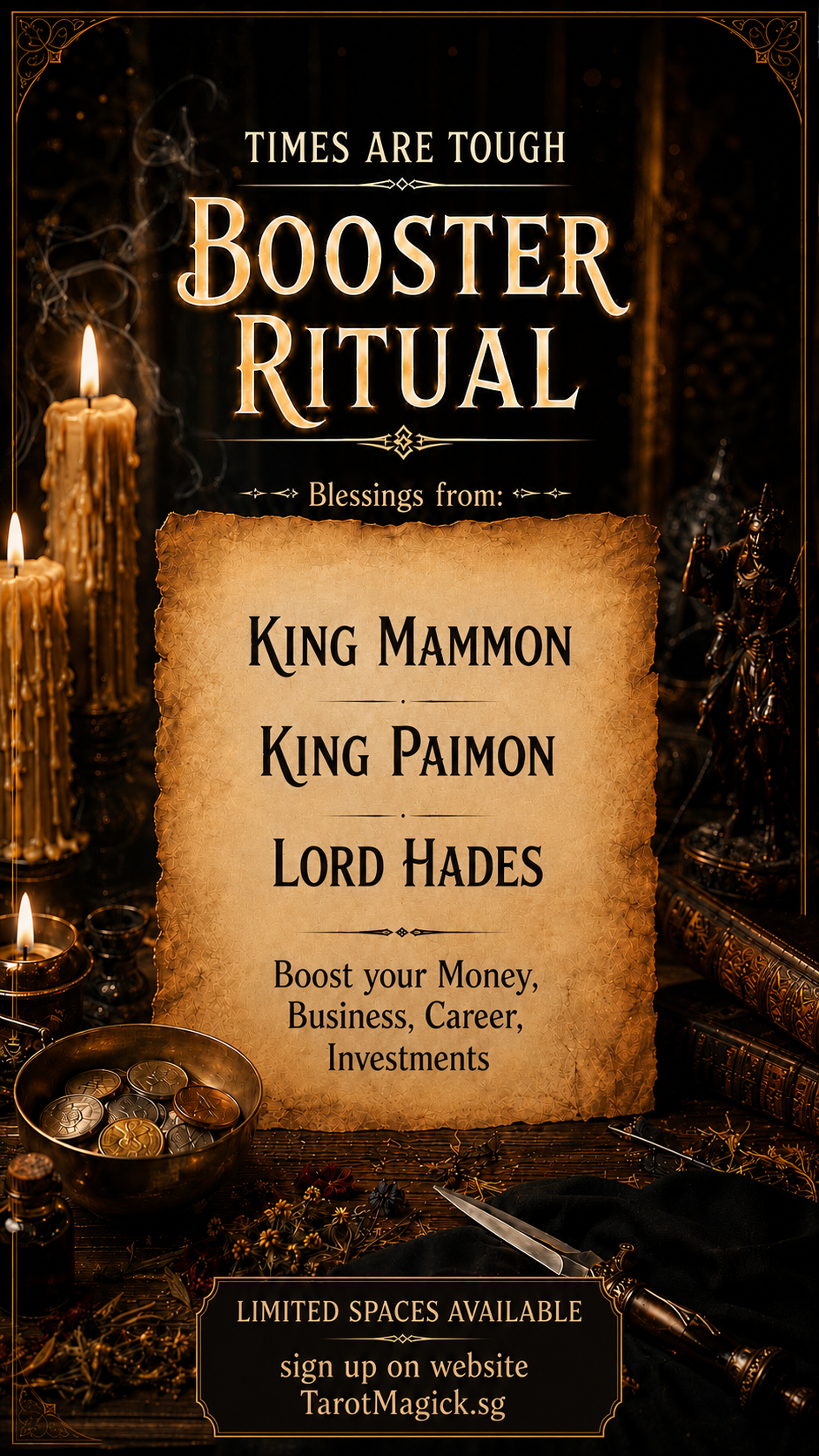 Times are Tough Booster Ritual